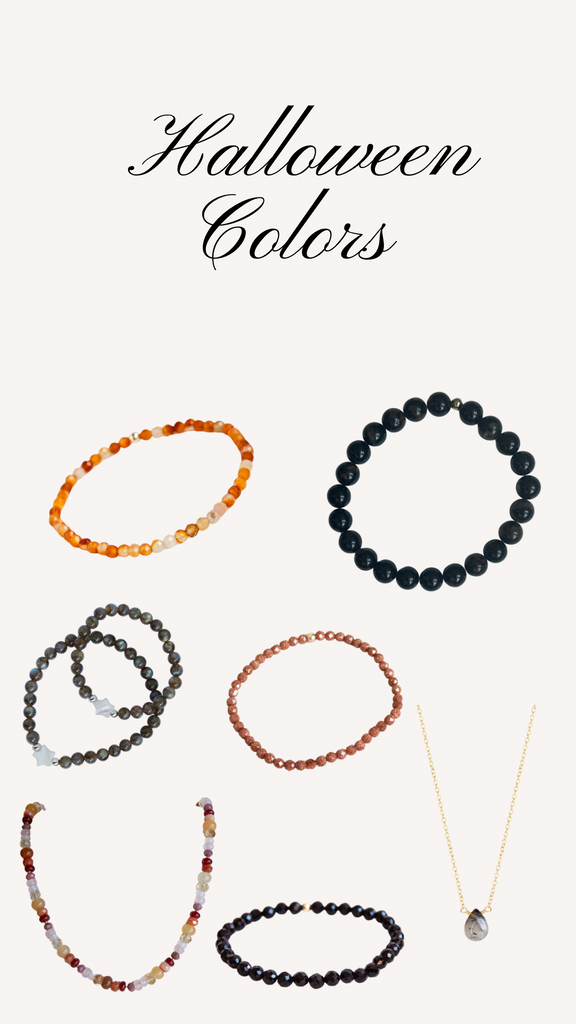 The Colors of Fall: Black & Orange Gemstones for Strength and Joy