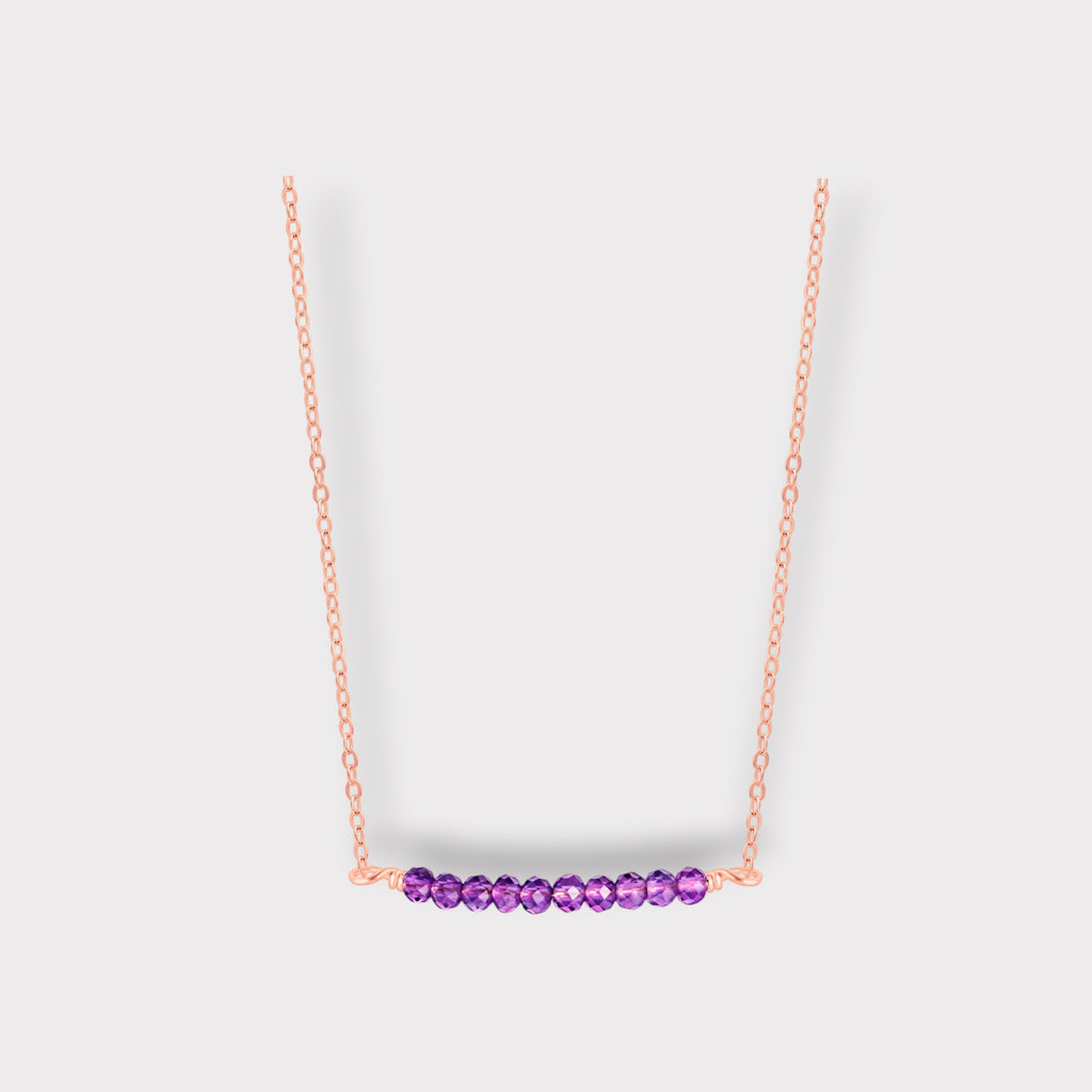 Amethyst Necklace | Moments & Milestones - The Always Busy Mama