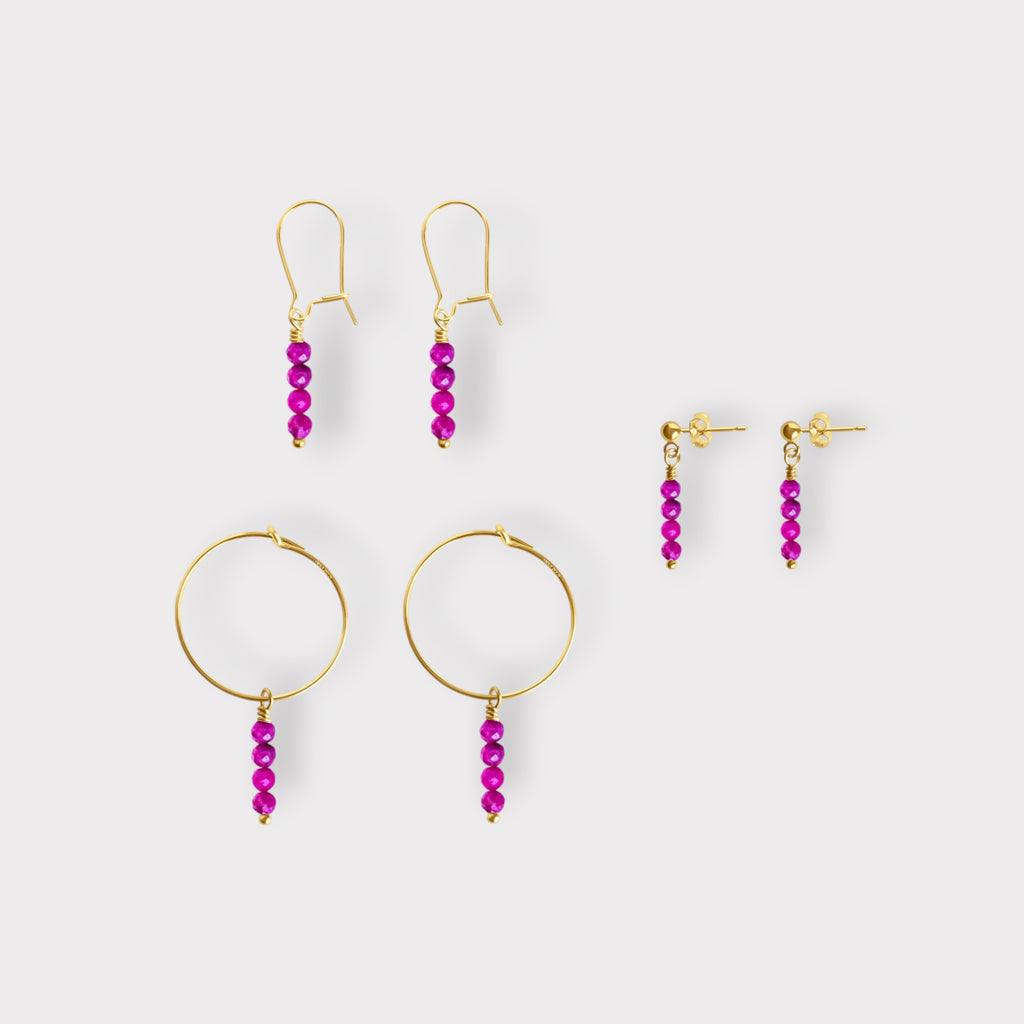 Ruby Earrings | Moments & Milestones - The Always Busy Mama