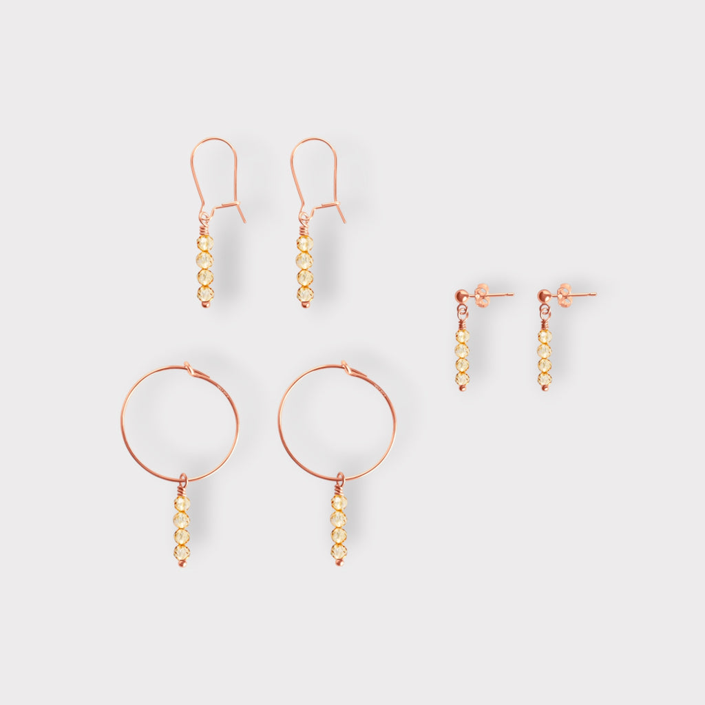 Citrine Earrings | Moments & Milestones - The Always Busy Mama