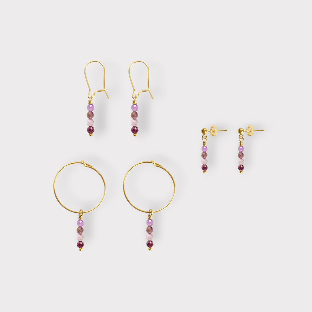 Amethyst Earrings | Moments & Milestones - The Always Busy Mama