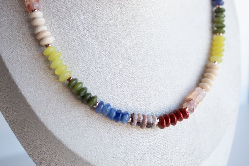 Crisp Air Gemstone Necklace - The Always Busy Mama