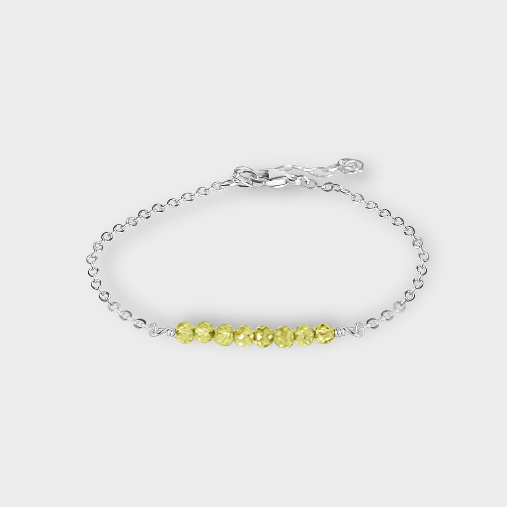 Peridot Bracelet | Moments & Milestones - The Always Busy Mama