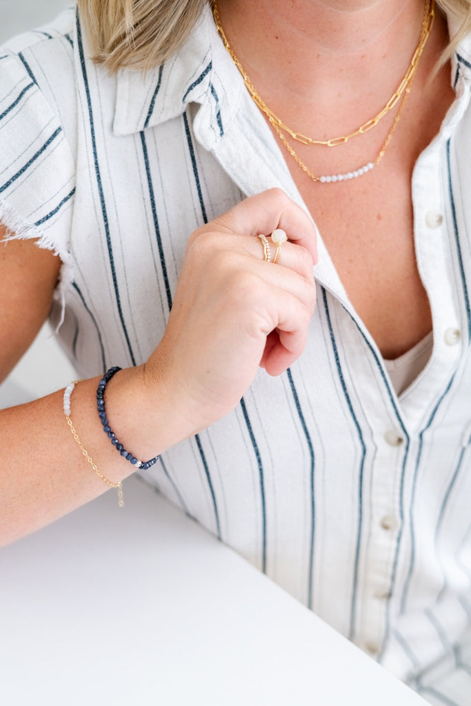 Tourmaline Necklace | Moments & Milestones - The Always Busy Mama