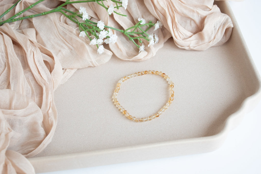 Citrine Stretch Bracelet | Moments & Milestones - The Always Busy Mama - Bracelet