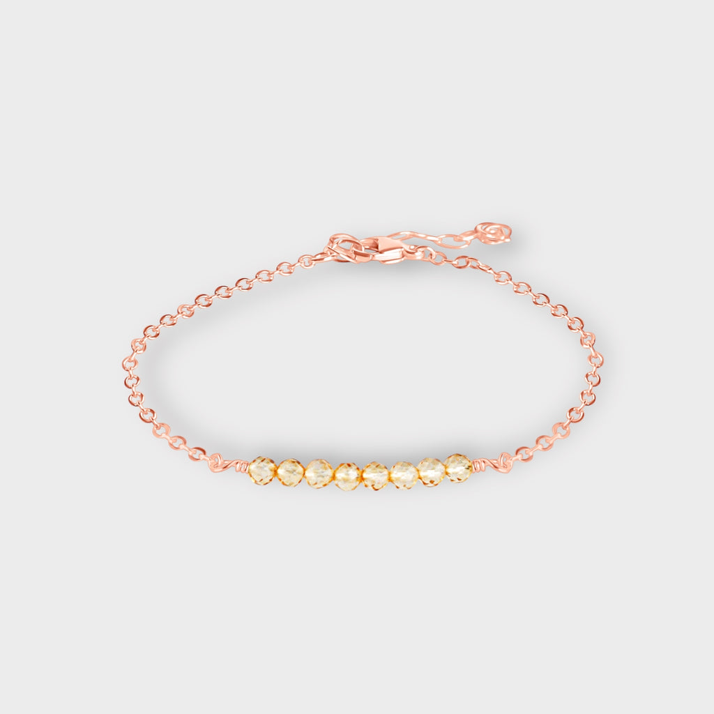 Citrine Bracelet | Moments & Milestones - The Always Busy Mama