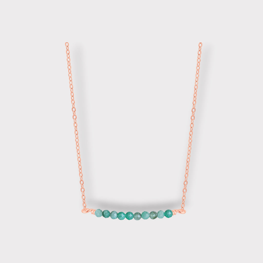 Emerald Necklace | Moments & Milestones - The Always Busy Mama