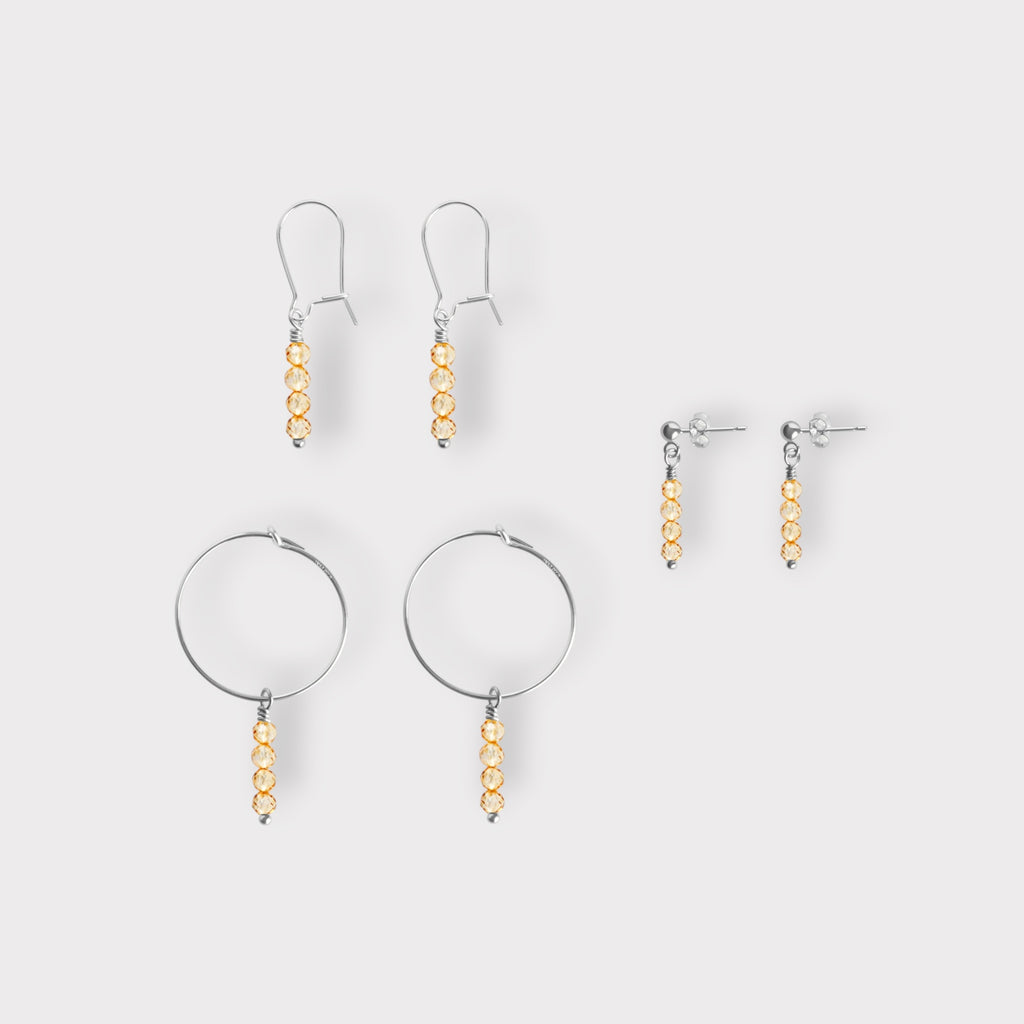 Citrine Earrings | Moments & Milestones - The Always Busy Mama