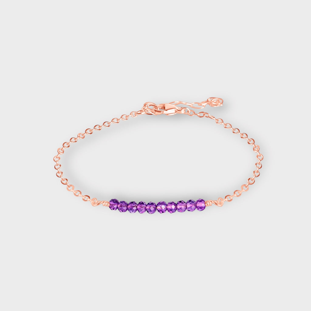 Amethyst Bracelet | Moments & Milestones - The Always Busy Mama