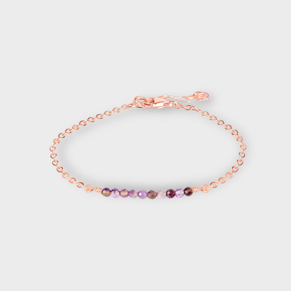 Amethyst Bracelet | Moments & Milestones - The Always Busy Mama