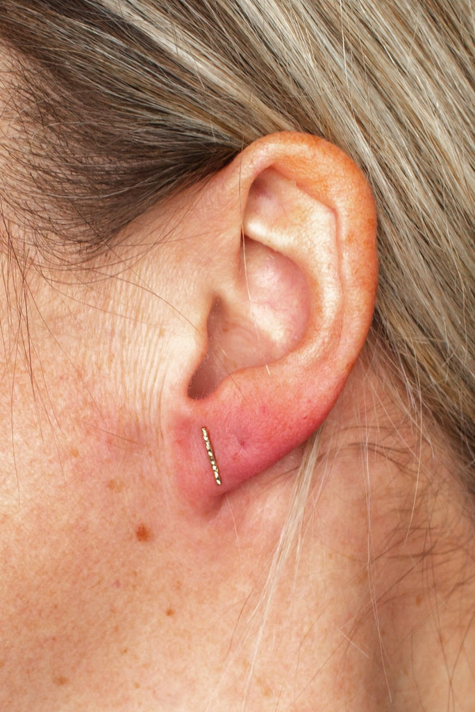 Sparkle Bar Stud Earrings | Classic & Simple Dainty Elegance - The Always Busy Mama