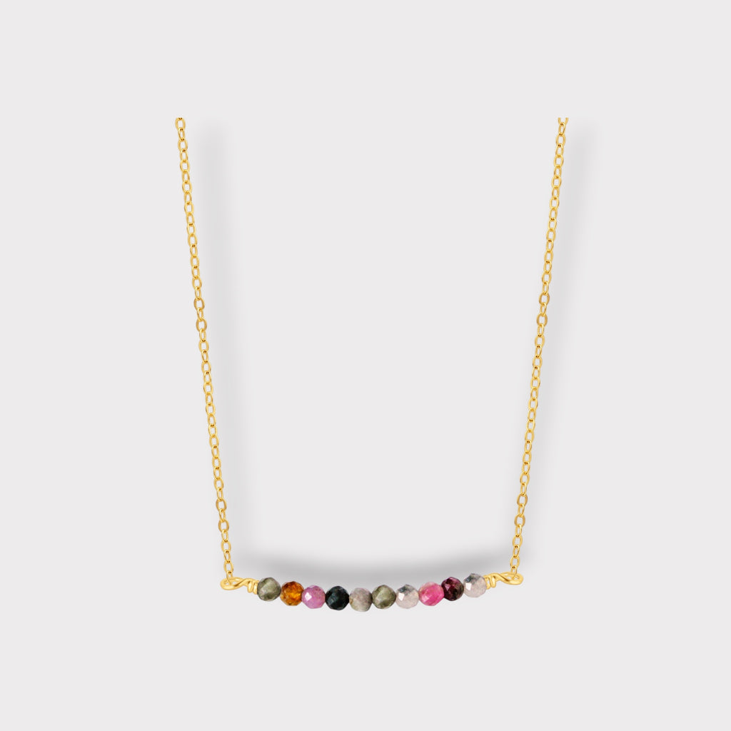 Tourmaline Necklace | Moments & Milestones - The Always Busy Mama