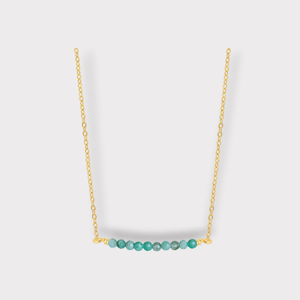 Emerald Necklace | Moments & Milestones - The Always Busy Mama