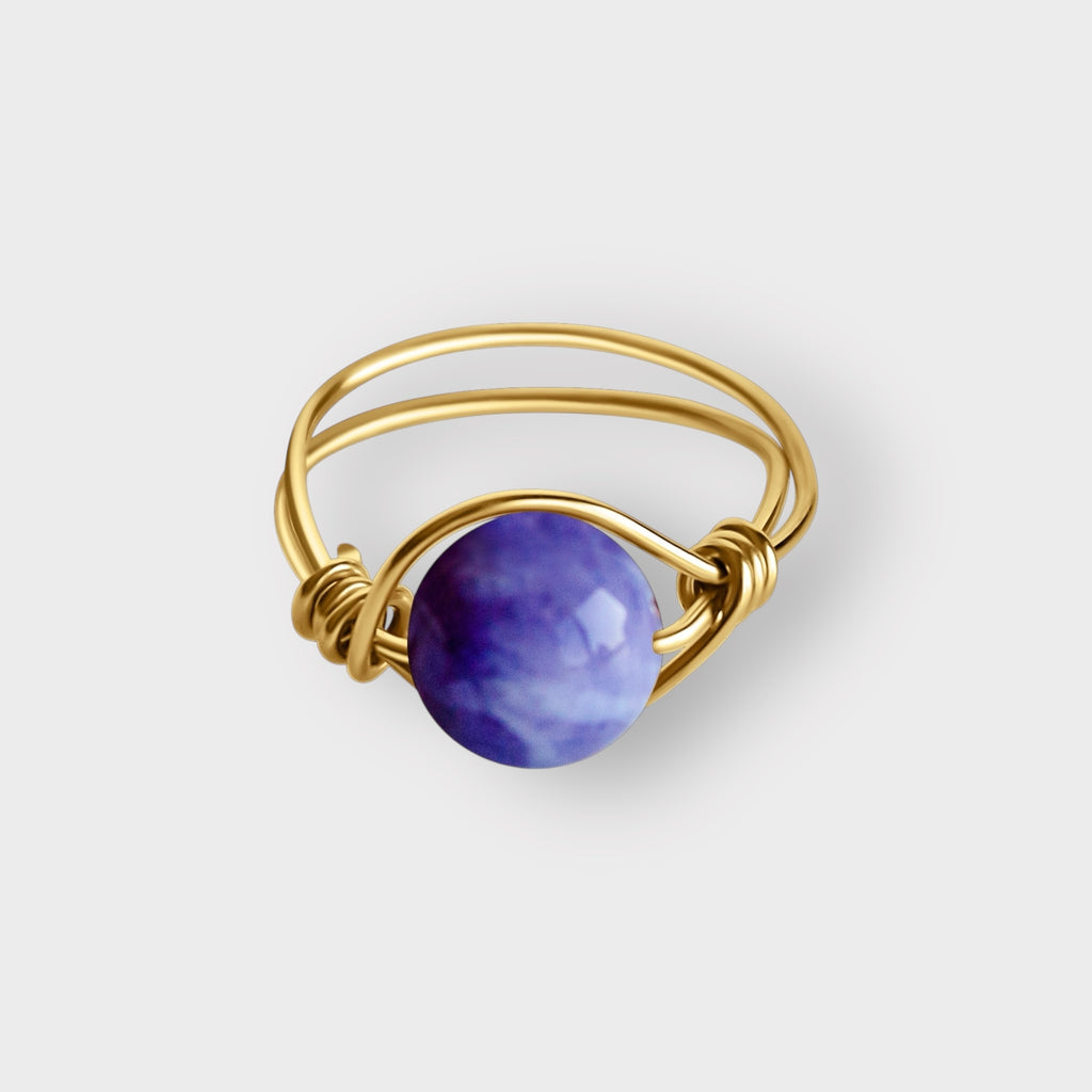 Amethyst Wire Wrapped Gemstone Ring | Better Together - The Always Busy Mama - Ring