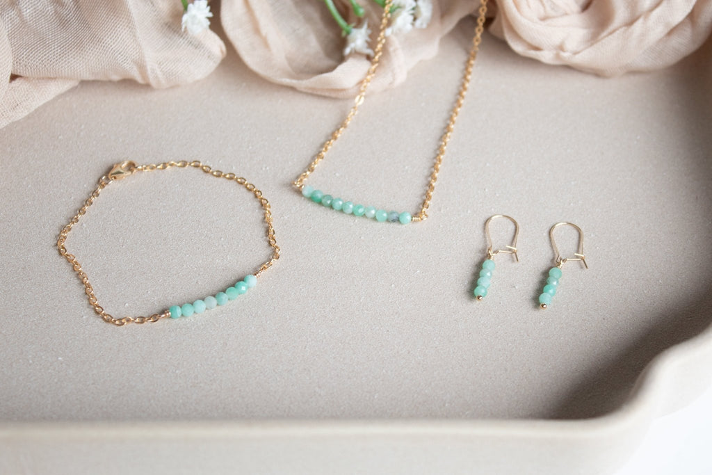 Emerald Bracelet + Necklace Set | Moments & Milestones - The Always Busy Mama
