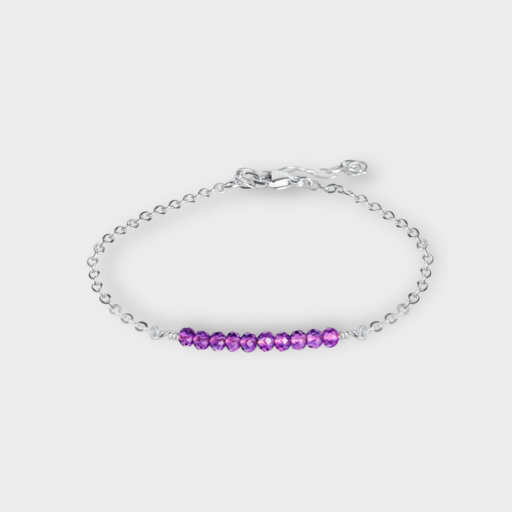 Amethyst Bracelet | Moments & Milestones - The Always Busy Mama