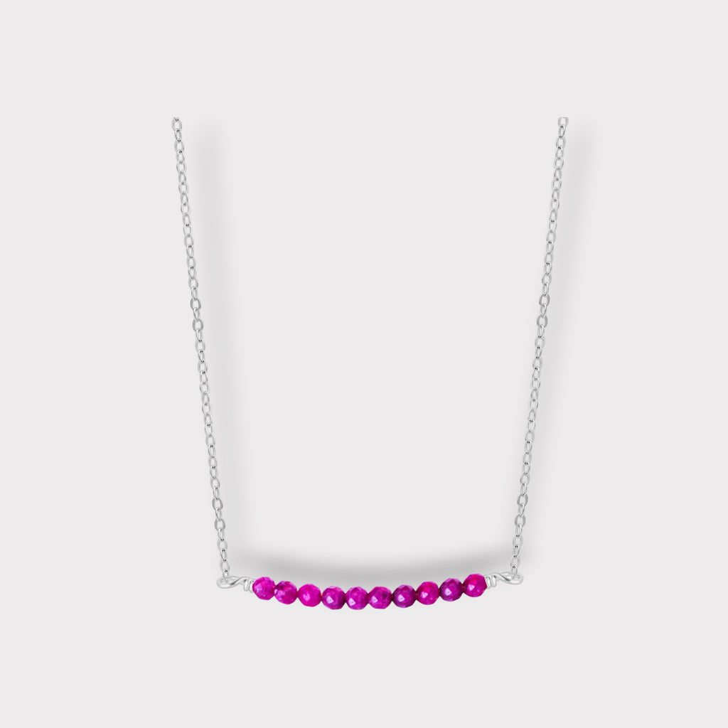 Ruby Necklace | Moments & Milestones - The Always Busy Mama