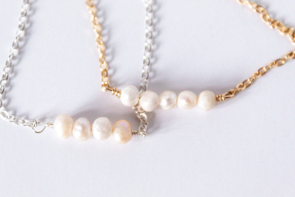 Pearl Bracelet | Moments & Milestones - The Always Busy Mama