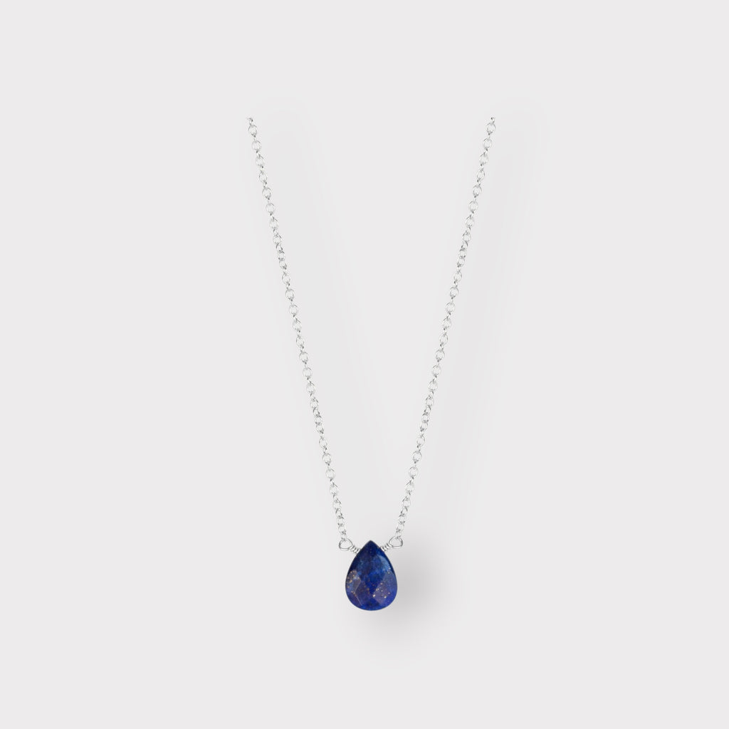 Lapis Lazuli Necklace | The Serenity Drop - The Always Busy Mama
