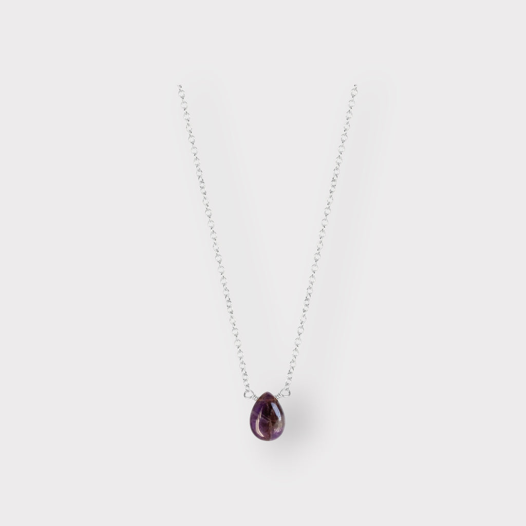 Amethyst Necklace | The Serenity Drop - The Always Busy Mama