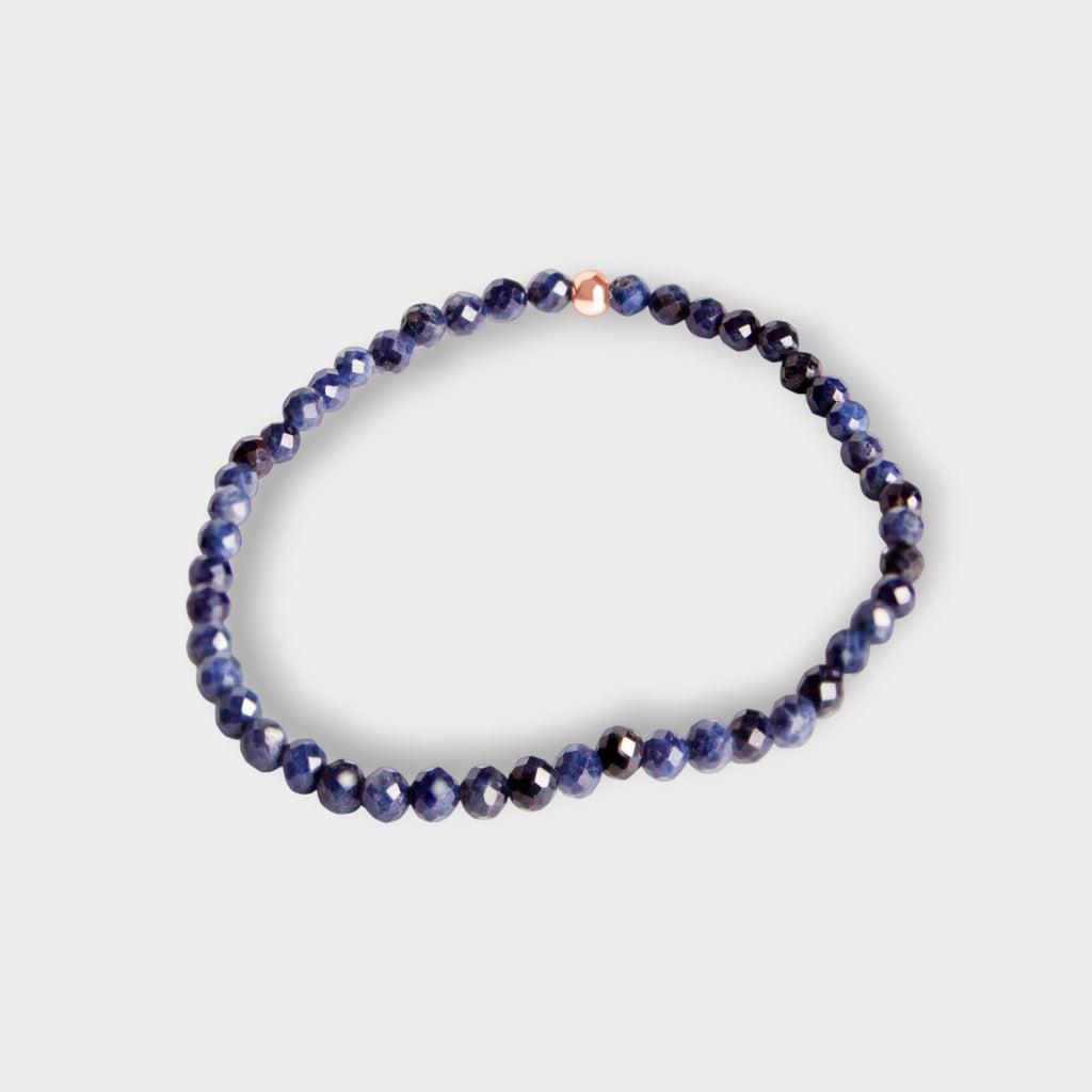 Sapphire Stretch Bracelet | Moments & Milestones - The Always Busy Mama