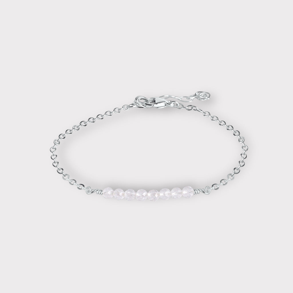 Clear Quartz Bracelet | Moments & Milestones - The Always Busy Mama