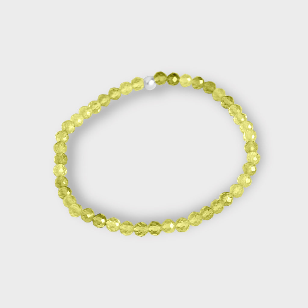 Peridot Stretch Bracelet | Moments & Milestones - The Always Busy Mama - Bracelet