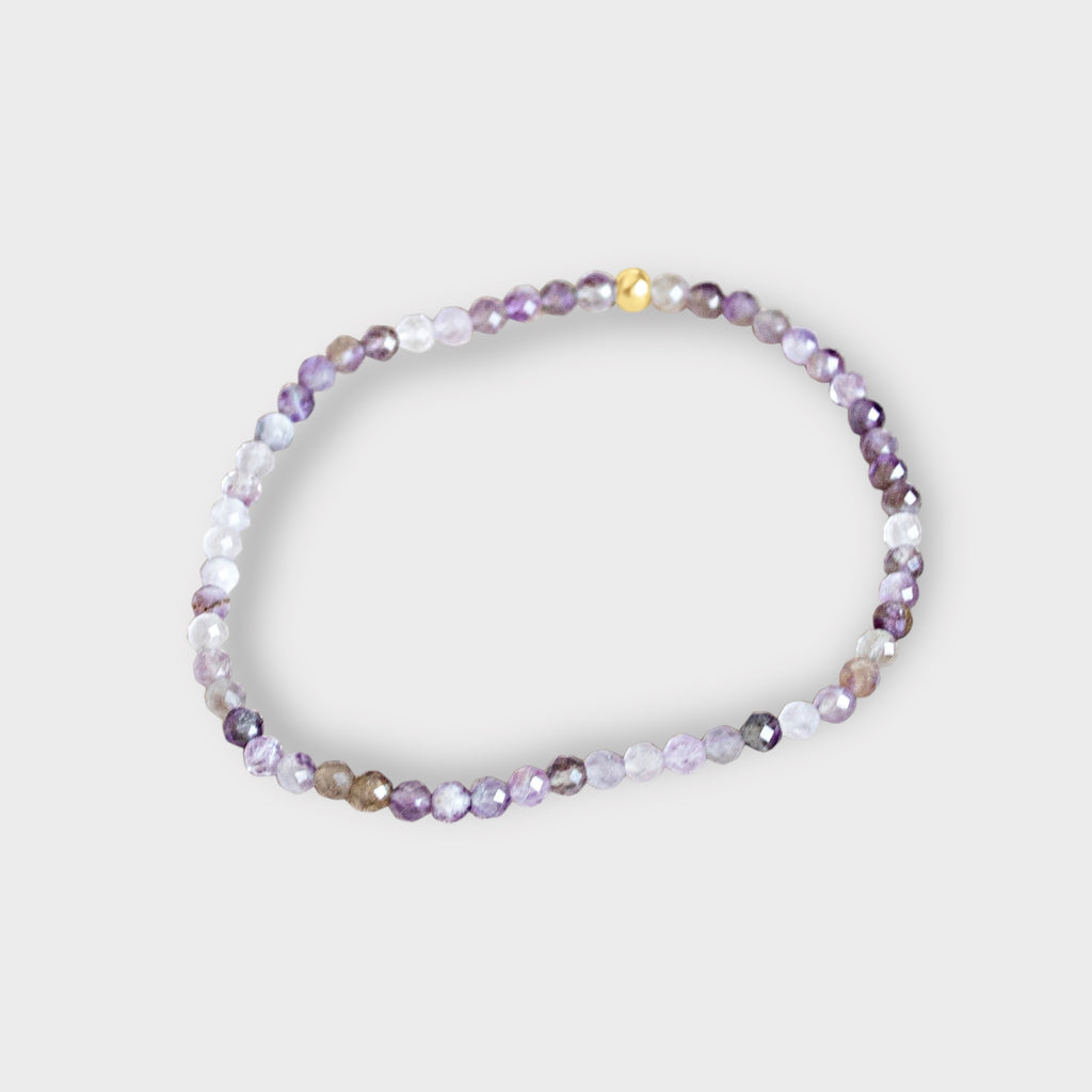 Amethyst Stretch Bracelet | Moments & Milestones - The Always Busy Mama - Bracelet
