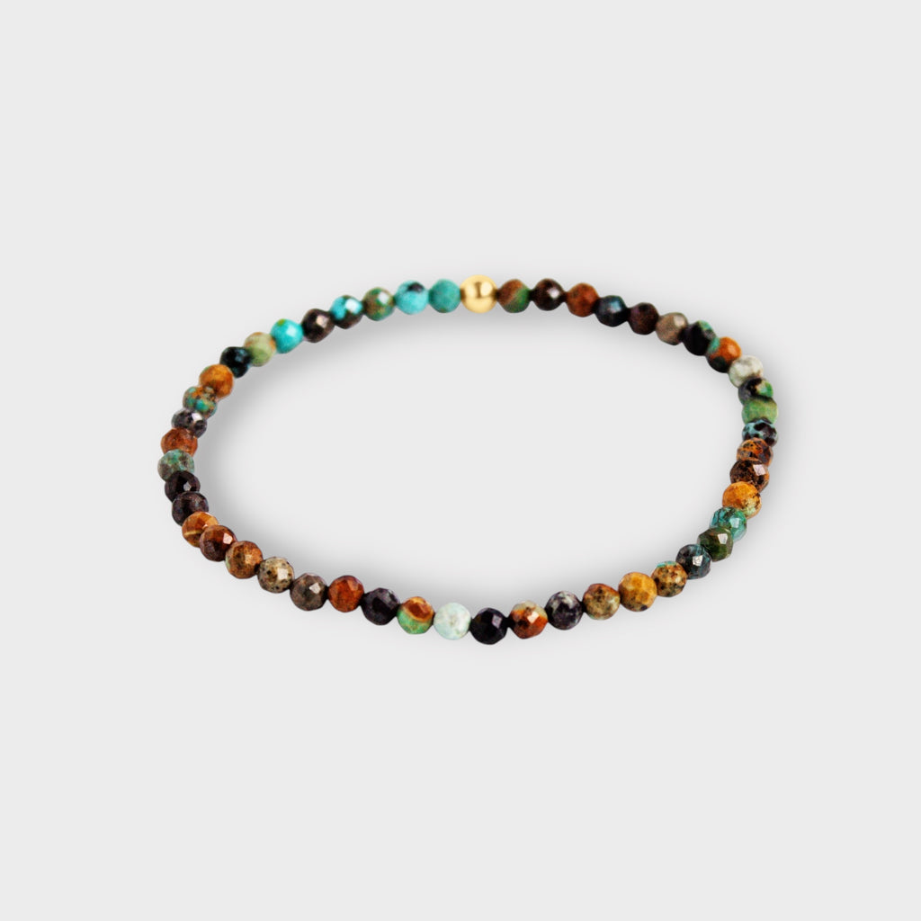 Turquoise Stretch Bracelet | Moments & Milestones - The Always Busy Mama - Bracelet