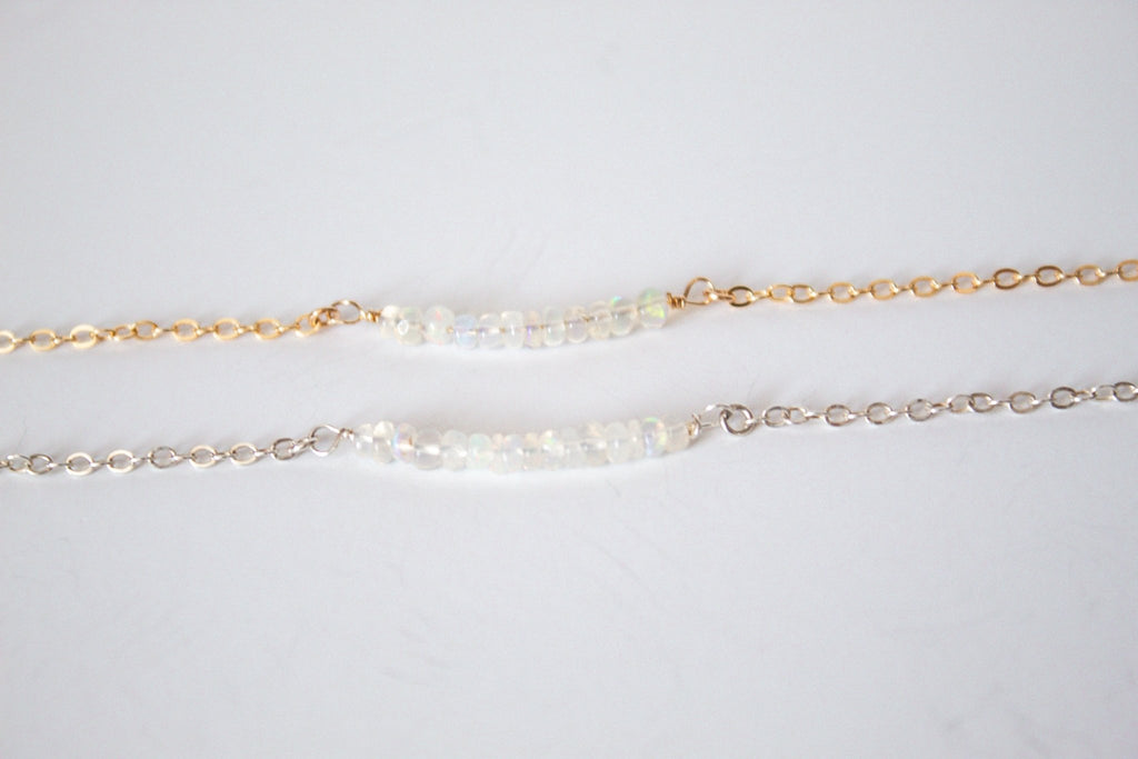 Flashy Ethiopian Opal+ 14k Gold Filled Bracelet | Moments & Milestones - The Always Busy Mama