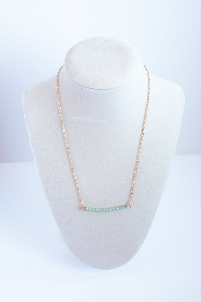 Jade Necklace | Moments & Milestones - The Always Busy Mama